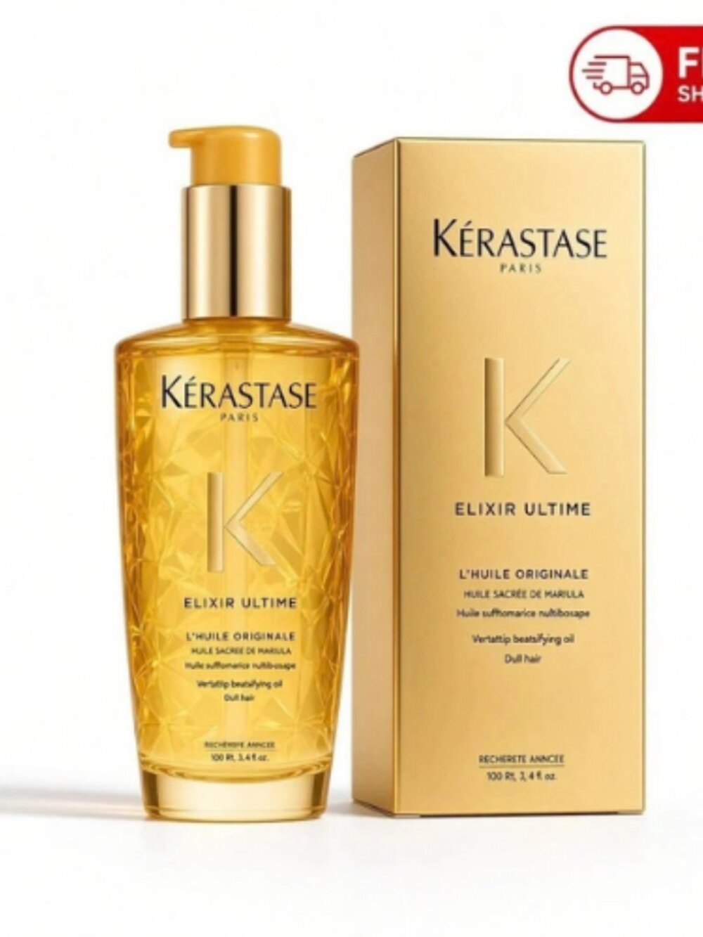 Kérastase Elixir Ultime L'Huile Originale Beautifying Hair Oil 100ml NEW BOX